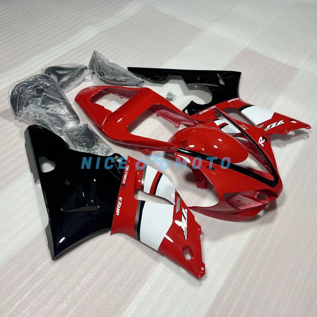 Bodywork Kit For YAMAHA  YZFR1   YZF R1 00 01  YZF-R1 2000 2001 Red Black White Fairings kit