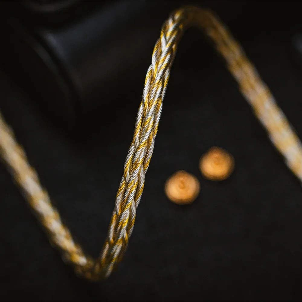 كينيرا ميا سماعة كابل 6N واحد كريستال النحاس الفضة مطلي 3.5 + 4.4 انفصال التوصيل 0.78 2pin + MMCX موصل ترقية كابل #3