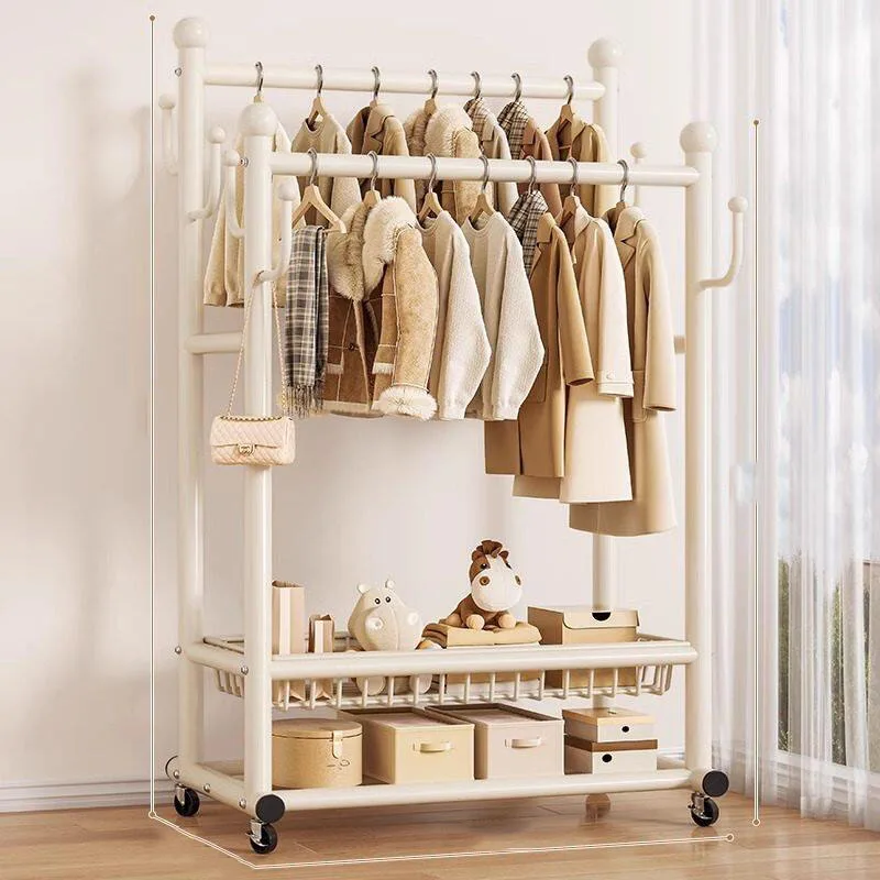 Wardrobes Space Saving Coat Racks Clothes Standing Luxury Indoor Bedroom Coat Racks Modern Floor Perchero Lounge Suite Furniture