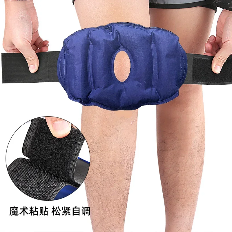 

Reusable Knee Ice Pack Gel Knee Ice Pack Reusable Knee Cold and Hot Compress Gel Pack for Joint Relief Flexible Strap