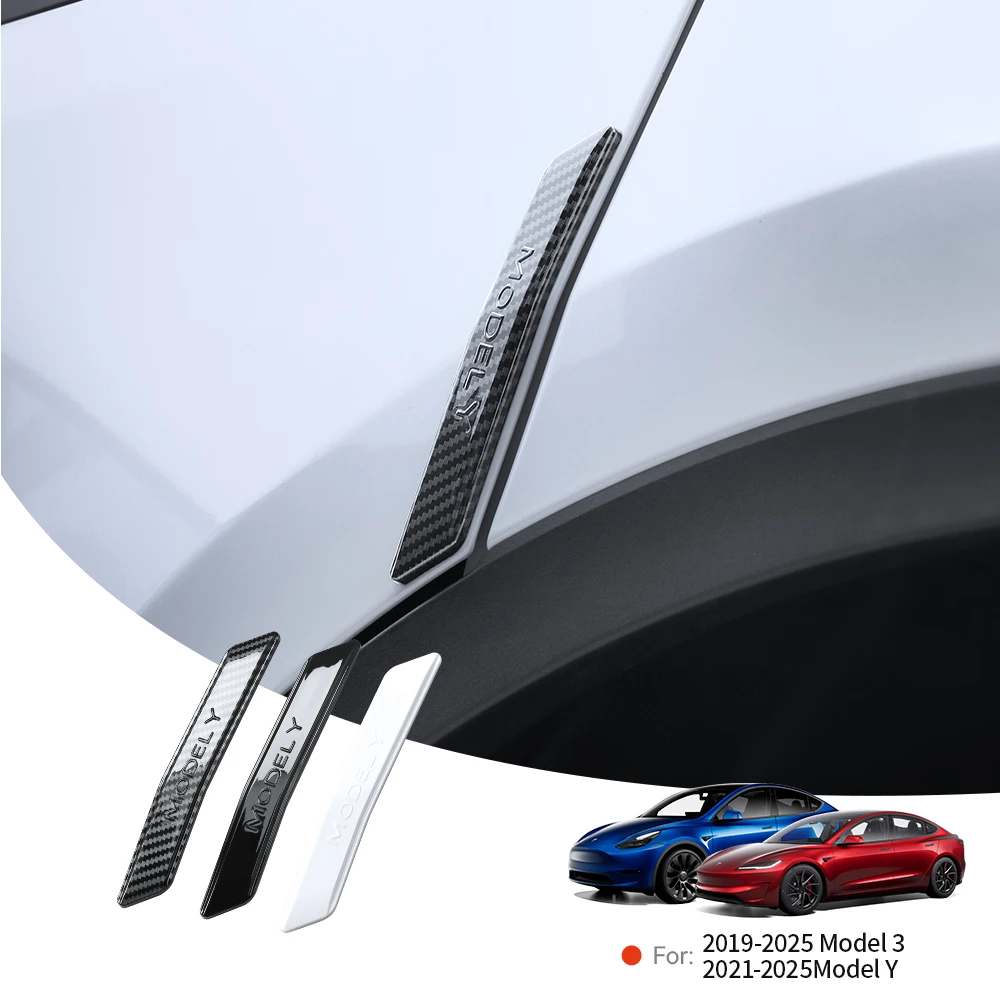 

YZ For Tesla Model 3 Y Highland Juniper Car Door Anti-collision Strip ABS Paint Body Anti Scratch Sticker Modification Accessory