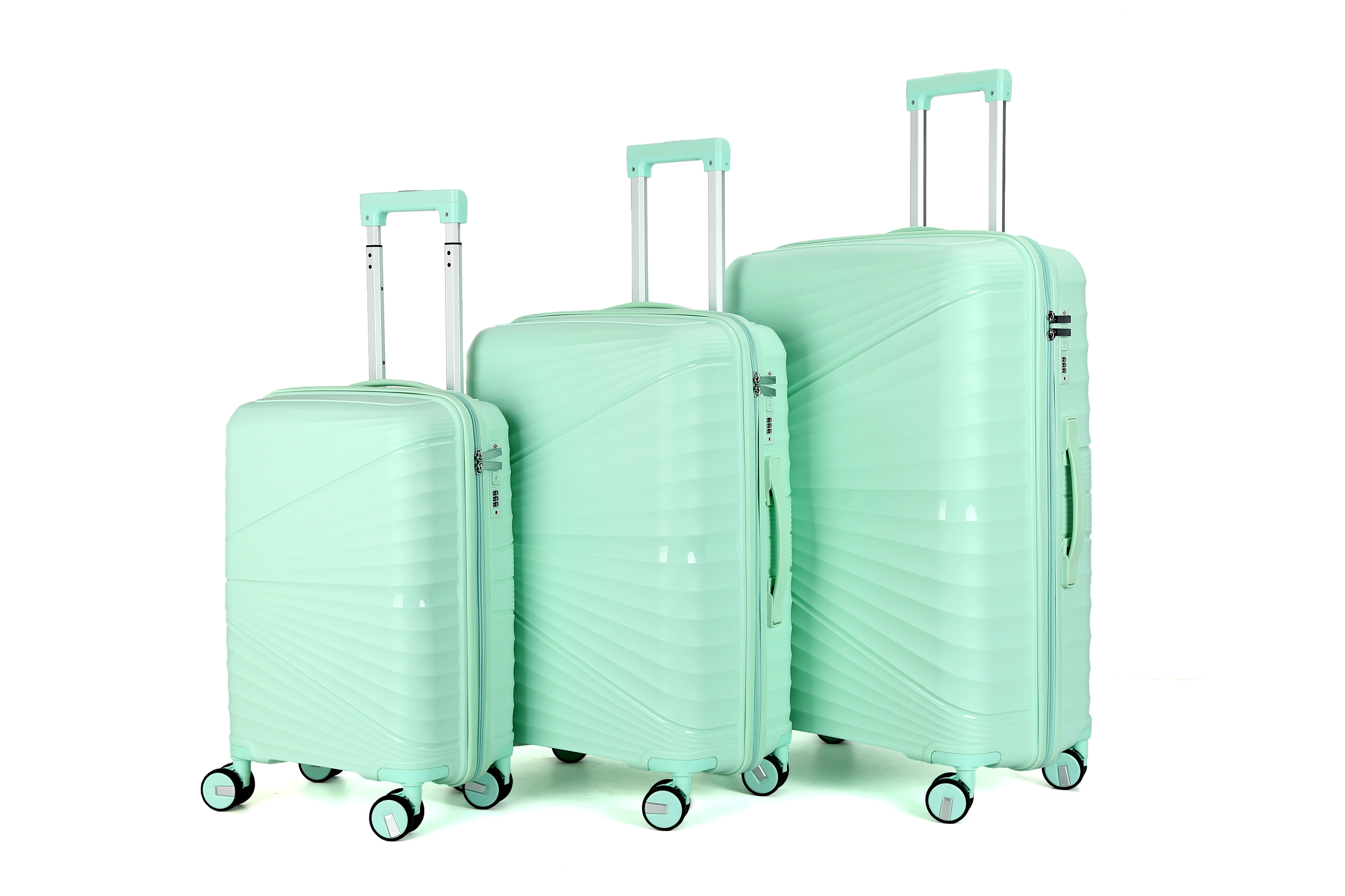 MARKSMAN Hotsale Cheap Price PP  luggage Wholesale Large Capacity for Long Trip Suitcase Sets