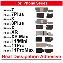 For iPhone 7 7P 8 8P X XS XR 11 Mini 11Pro Max Motherboard Thermal Conductivity Graphite Paper Heat Radiatin Dissipation Sticker