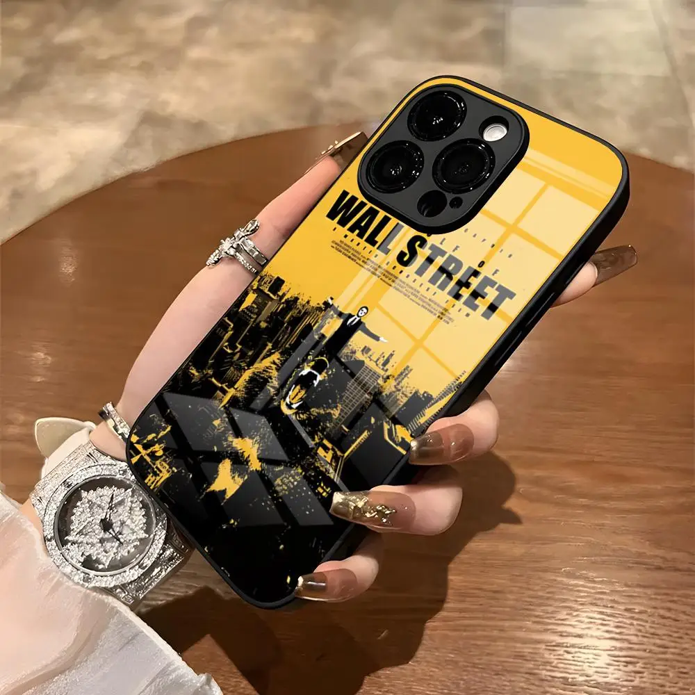 The Wolf Of Wall Street Phone Case For IPhone 15 Pro Max 14 Pro 12 16 11 13 Mini X XR XS 8 7 Plus SE Tempered Glass Back Cover