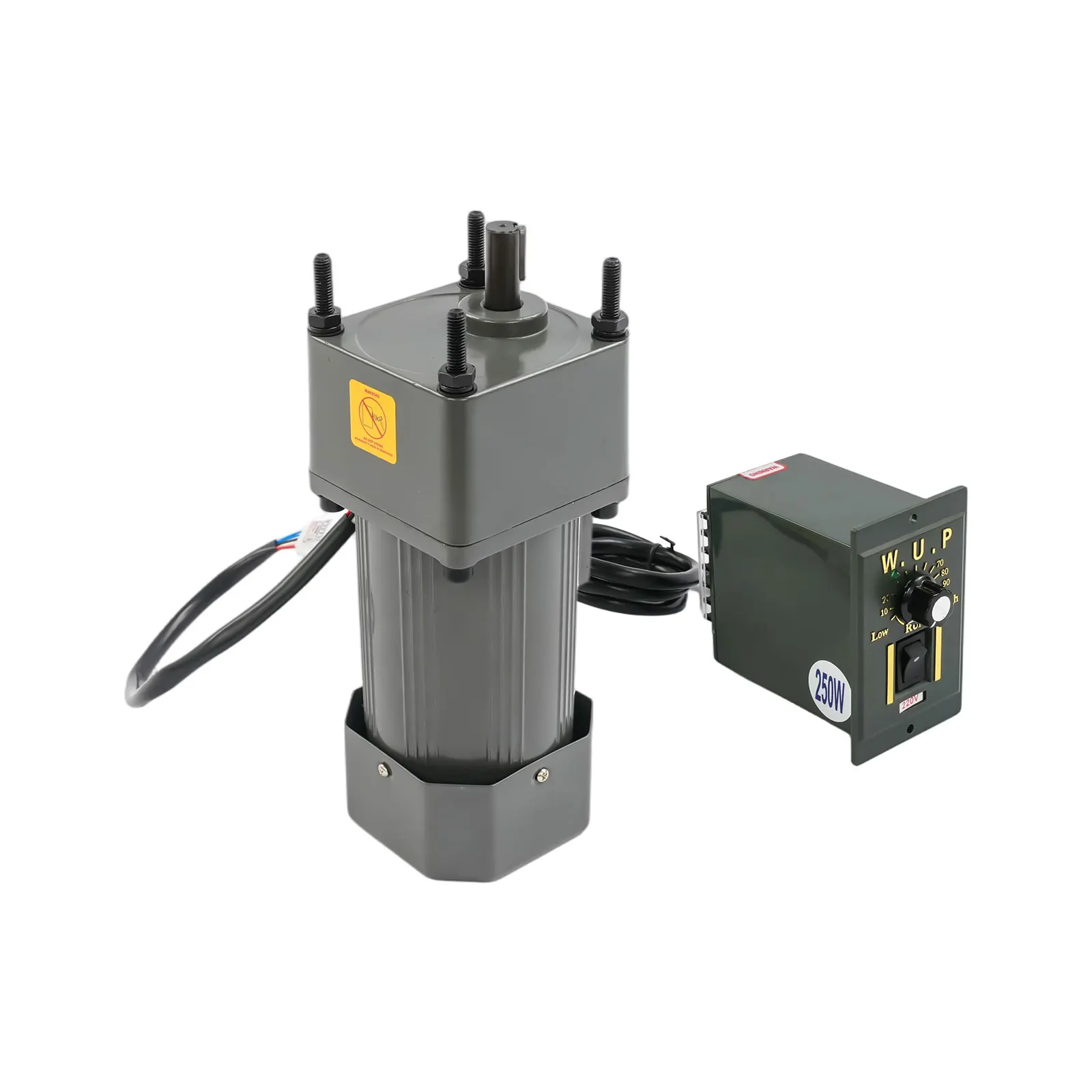 Moteur à engrenages 250W avec réducteur et régulateur de vitesse, moteur de réduction de vitesse, vitesse réglable en continu, kit moteur réducteur AC M250-402