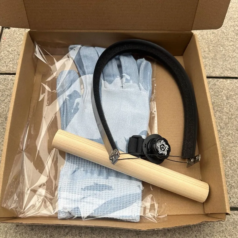 卓球ラバーボウナイフ DIY ピンポンガム安全切削工具プロフェッショナル弓曲率調整ローラーと手袋付き