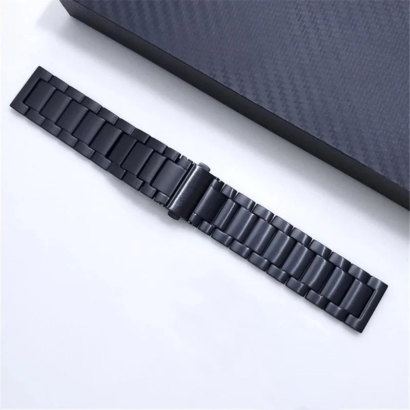 20mm Titanium Metal Strap 22mm for Huawei Watch 4pro/3 GT2 Watchband For Samsung Watch 3 45mm Luxury Business Bracelet Wristband