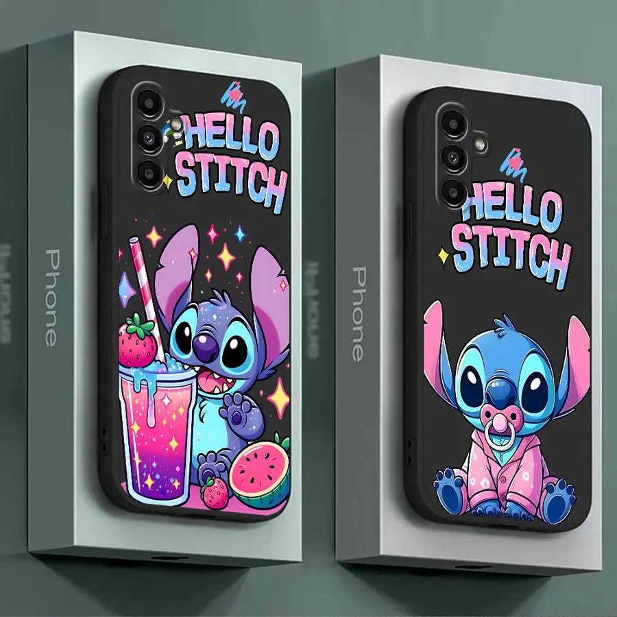 Disney Stitch phone Case for Samsung A10e A10s A20 A20e A20s A30 A40 A50s A70 A02s A03 Core A03s A04 A04e A05 A06 A21s A31 A41