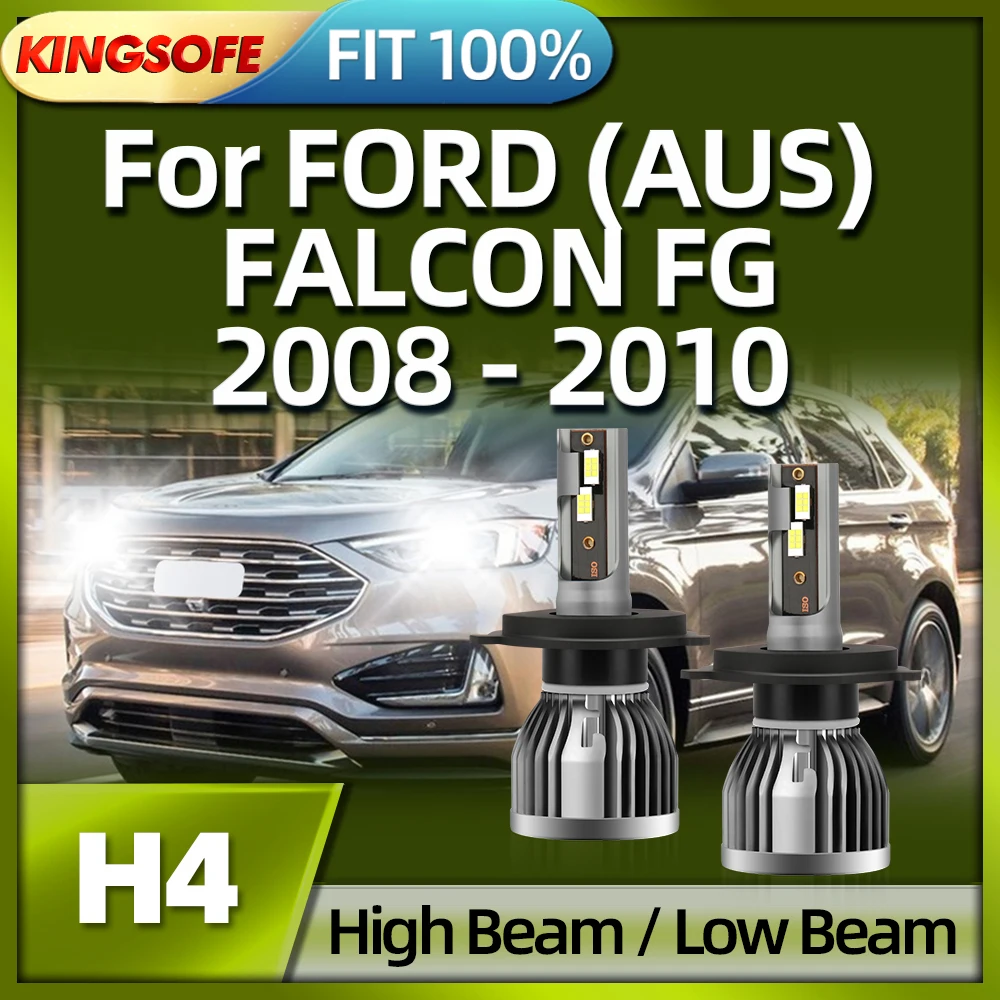 

Roadsun 2Pcs Car Headlight H4 LED Auto Bulbs 110W 26000LM Light For FORD (AUS) FALCON FG 2008 2009 2010