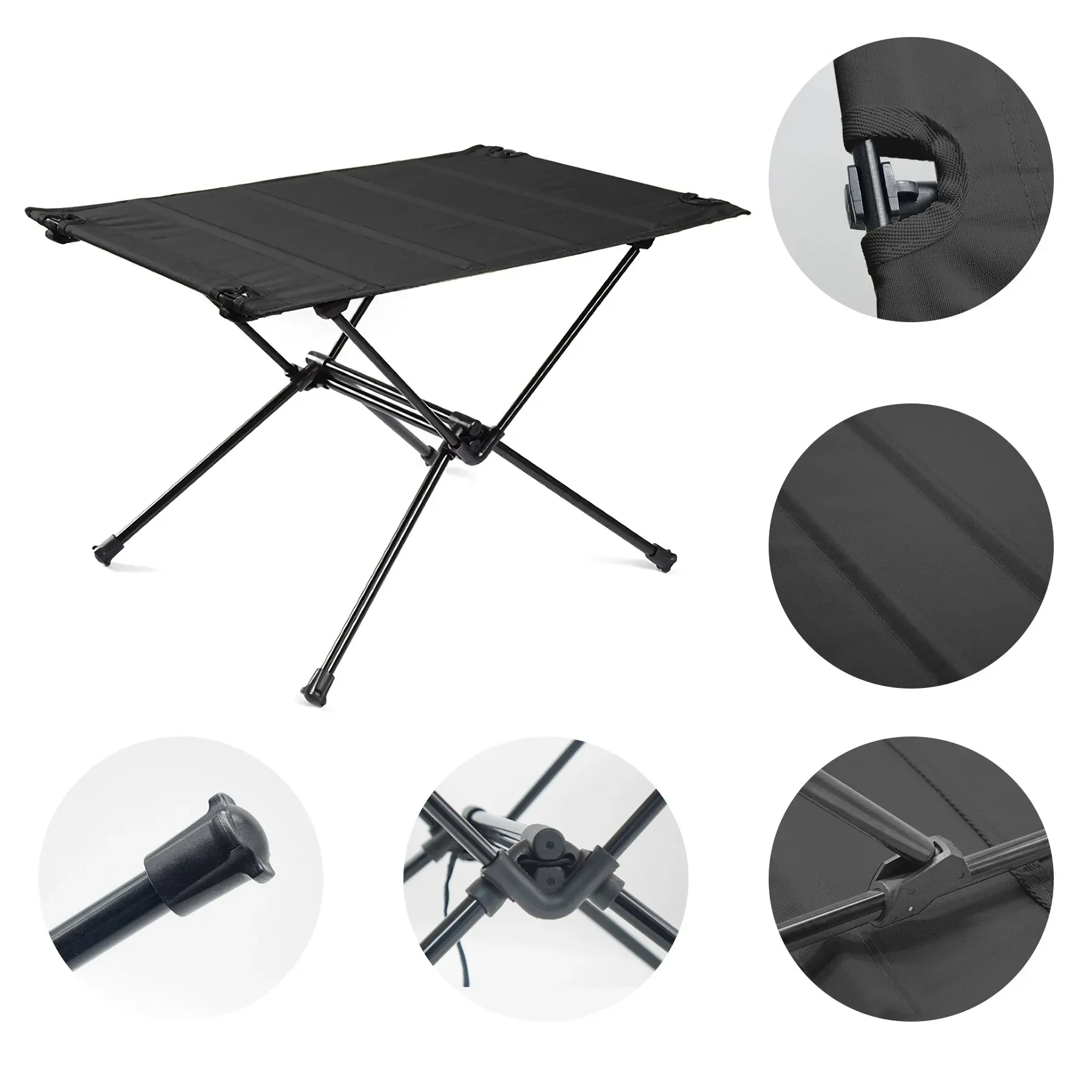 

Camping Folding Table Lightweight 1680D Oxford Roll-Up Table Portable Aluminum Alloy Tourist Tables for Outdoor Picnic