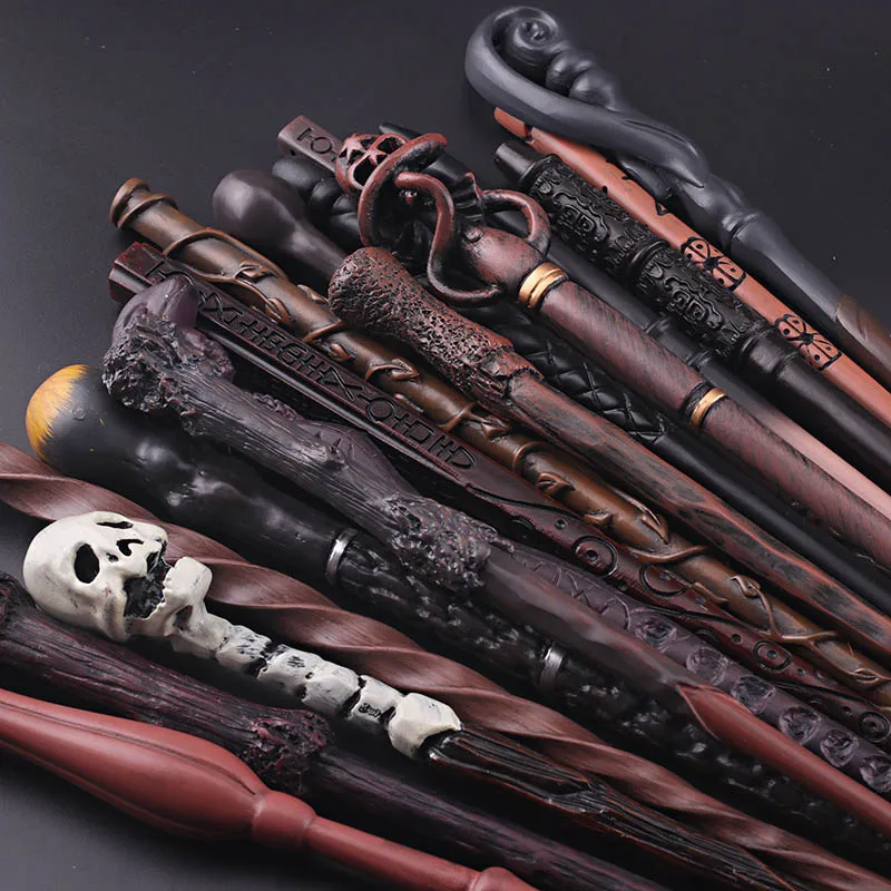 JD-Magic Wands Metal/Iron Core Severus Snape Ron Bellatrix Draco Malfoy Children Magic Toy Wand Package Magic Trick