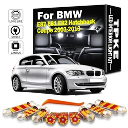 13Pcs For BMW 1 Series E87 E81 E82 Hatchback Coupe 2003-2013 Interior Sunvisor Trunk Footwell Light Kit Car LED Reading Bulbs