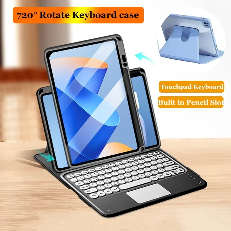 For Huawei MatePad SE 2024 11Inch Air 11.5 Inch 2023 11.5 S 11 PaperMatte 11 2021 Pro 10.8 10.4 2022 2020 Trackpad Keyboard Case