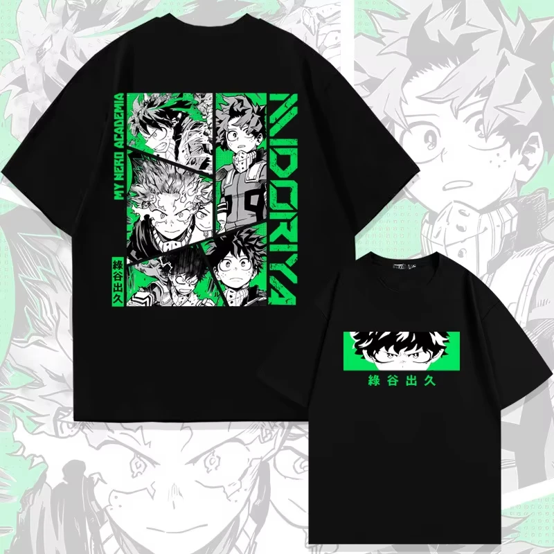 

Hot Anime Deku Printing T Shirts Summer Short Sleeve Men Women Fashion Loose Casual T-shirt