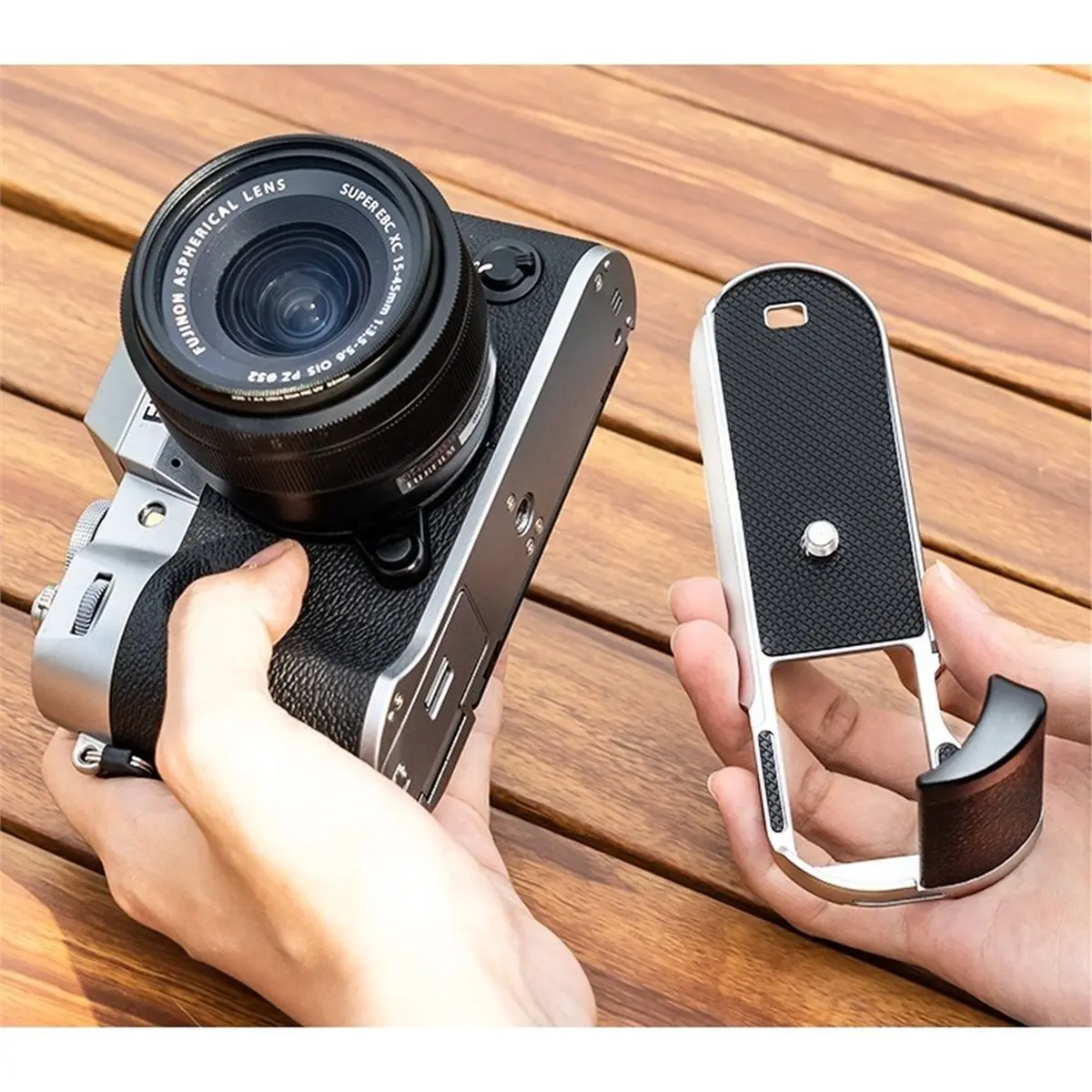Hand Grip Camera Grip Holder for XT50 X-T50 L Bracket Handgrip with Plate