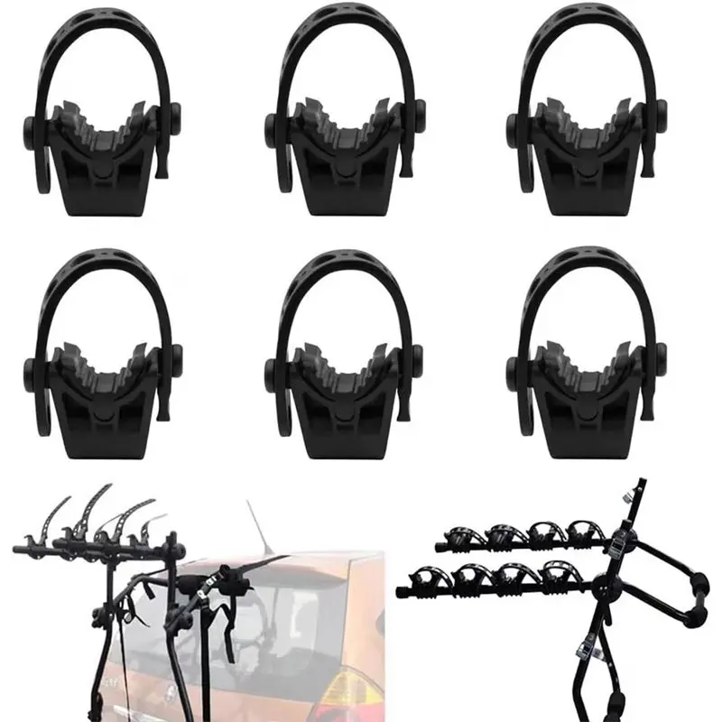 ABLB-8 Pcs Bike Rack Straps Replacement Bicycle Hitch Strap Cradle Car Rack Parts Bike Carrier Mount Rubber Strap