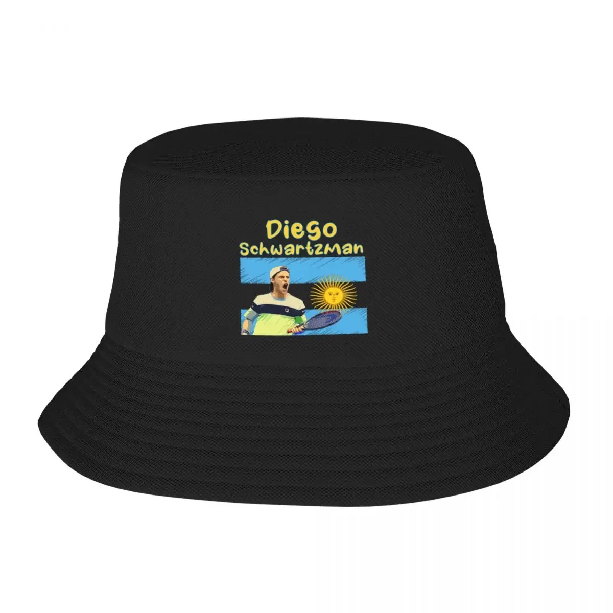 Diego Schwartzman Bucket Hat Sports Cap Beach Outing Fishing cap Women Men's