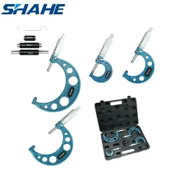 SHAHE 4pcs Outside Micrometer Set Machinist Tool 0-4