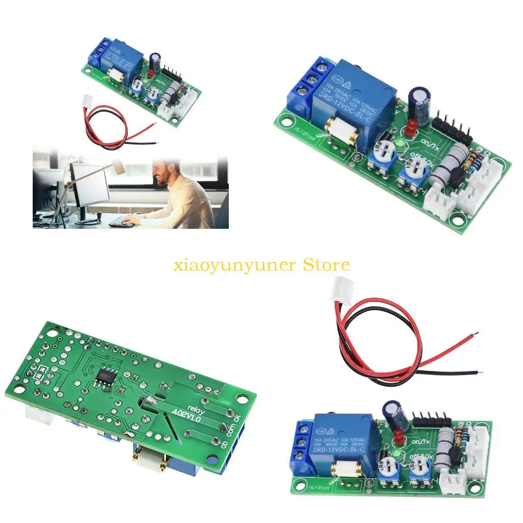 P9JB High Sensitivity Adjustable Delay Timer Vibration Relays Module Low Power