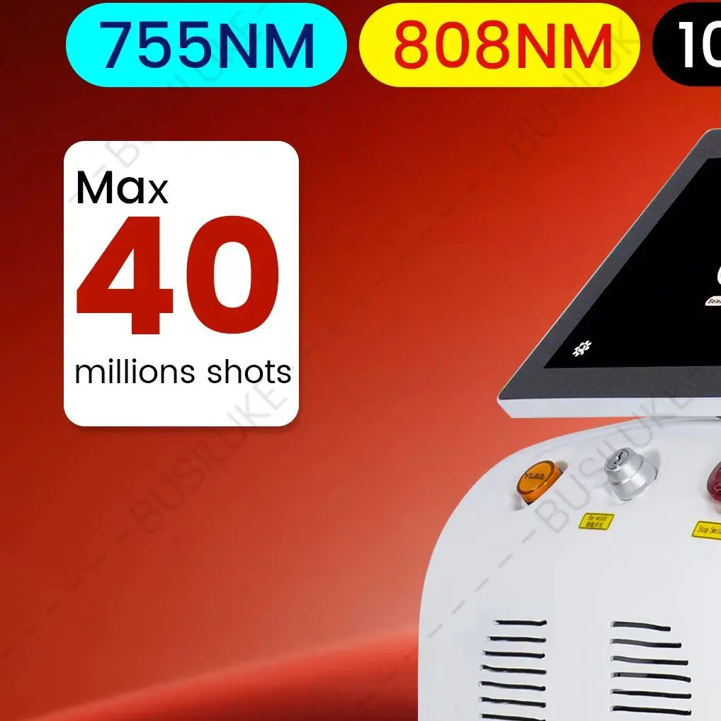 MYOSLIM 808nm Diode Hair Removal Picosecond Tattoo Removal Machine Salon Commercial 10 Bars FAC 4 Wavelengths Ice Cooling 5000W