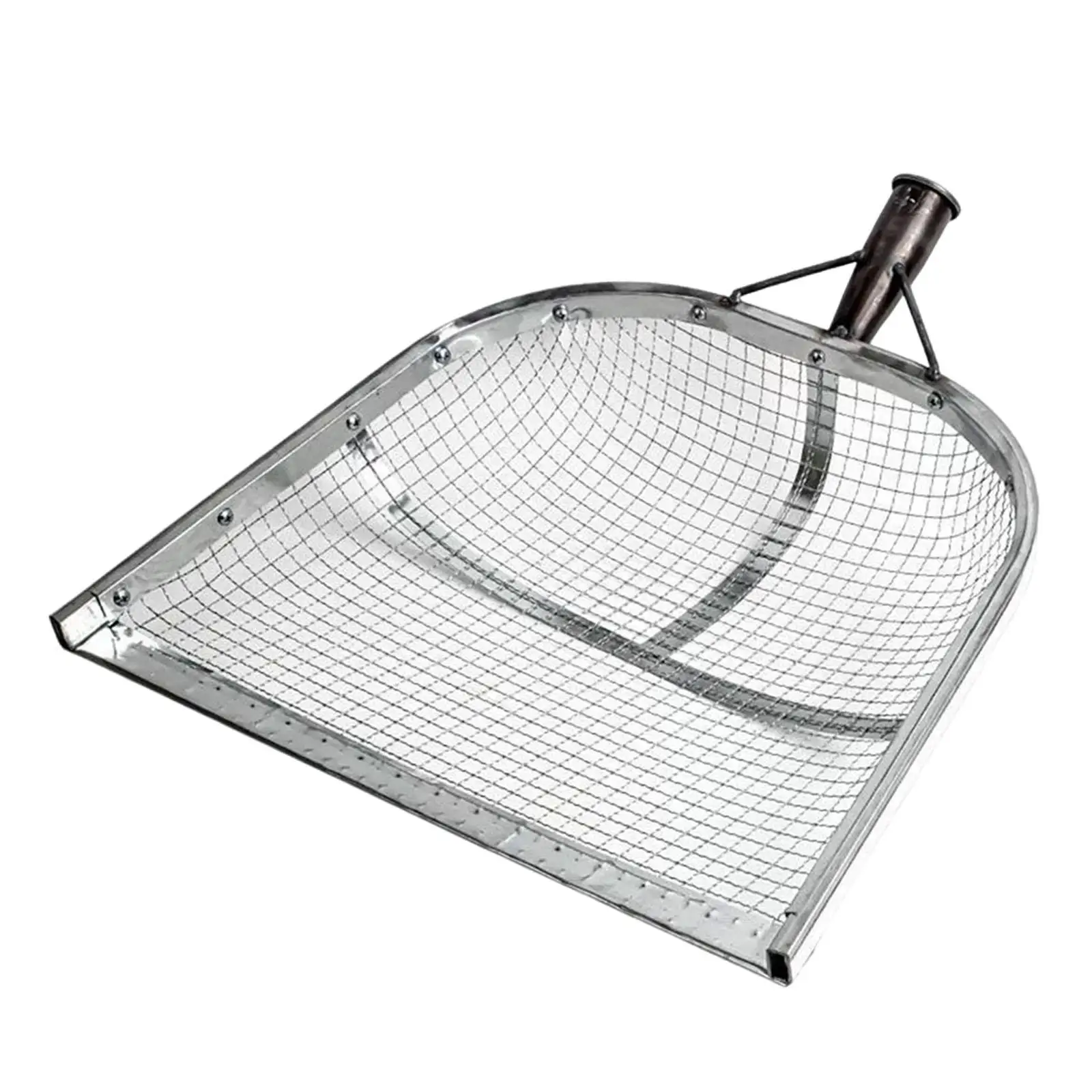 Soil Sifter Agricultural Filter Mesh Filter Sieve Tool Garden Sieve Soil Shovel Portable for Kernels Gravels Planting Rocks Sand