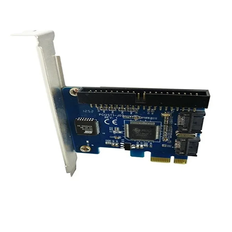 Desktop PCI-E to SATA2.0 raid card PCIe to dual SATA + IDE 40pin hard disk controller adapter