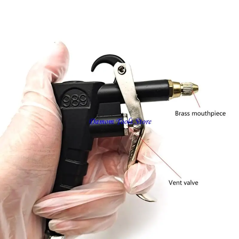 57BE Air Guns for Compressor Air Blow Guns with Adjustable Air Nozzle Air Tools Air Compressor Accessory with Air Nozzle Hose