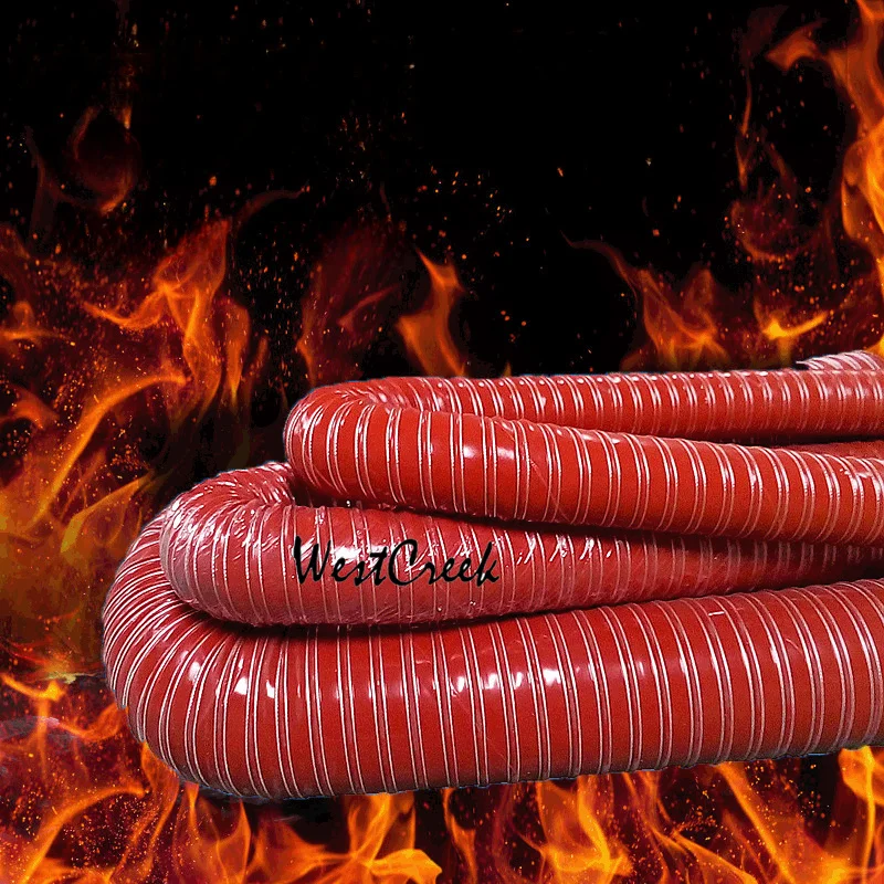 

WESTCREEK High-temperature resistant air ducts vulcanized silicone hose hot air duct exhaust pipe steel wire hose ventilation