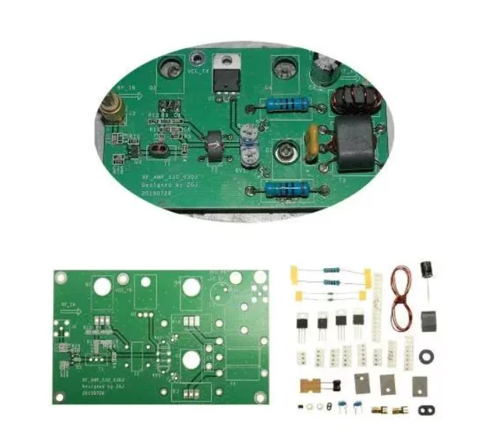 45W SSB Linear Power AmplifierDIY Board CW FM HF Radio Transceiver Shortwave Module DIY Kit Standard SMA Interface