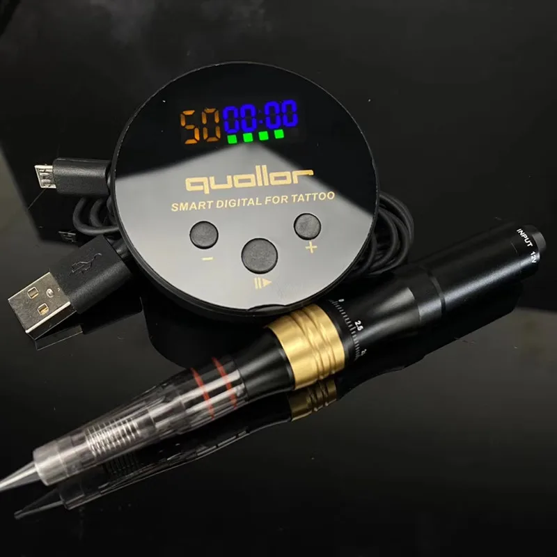 3nd 1 Set ricaricabile Microblading Digital Permanent Makeup Tattoo Machine Swiss Tattoo Gun sopracciglio Lip Eyeliner penna Microblade