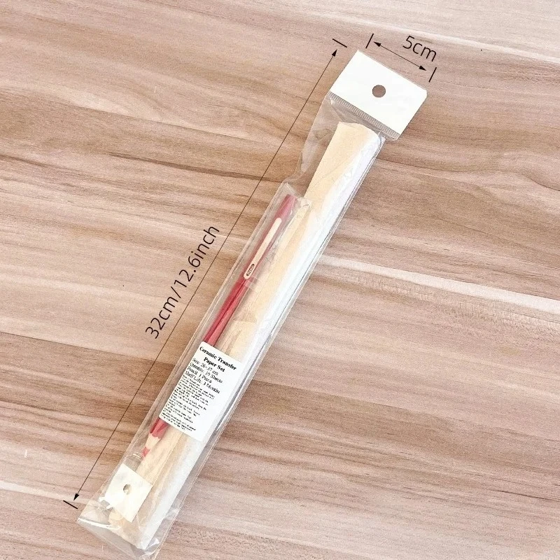 Pottery Art Transfer Paper Set Handmade DIY Ceramic Handicrafts Carving Pattern Texture Transfer Printing Auxiliary Tools Set view 5