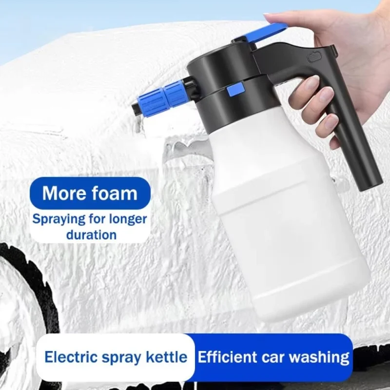 1.5L Electric Foam Electric Spray Bottle Automatic Plant Mister Professional Car Wash Foam for Cleaning