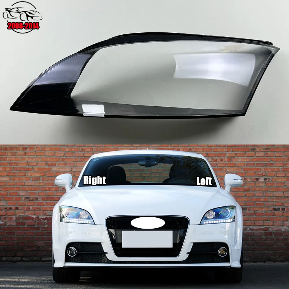 

For Audi TT TTS TT RS 2008-2014 Headlamp Cover Transparent Mask Lamp Shade Headlight Shell Lens Replace The Original Lampshade