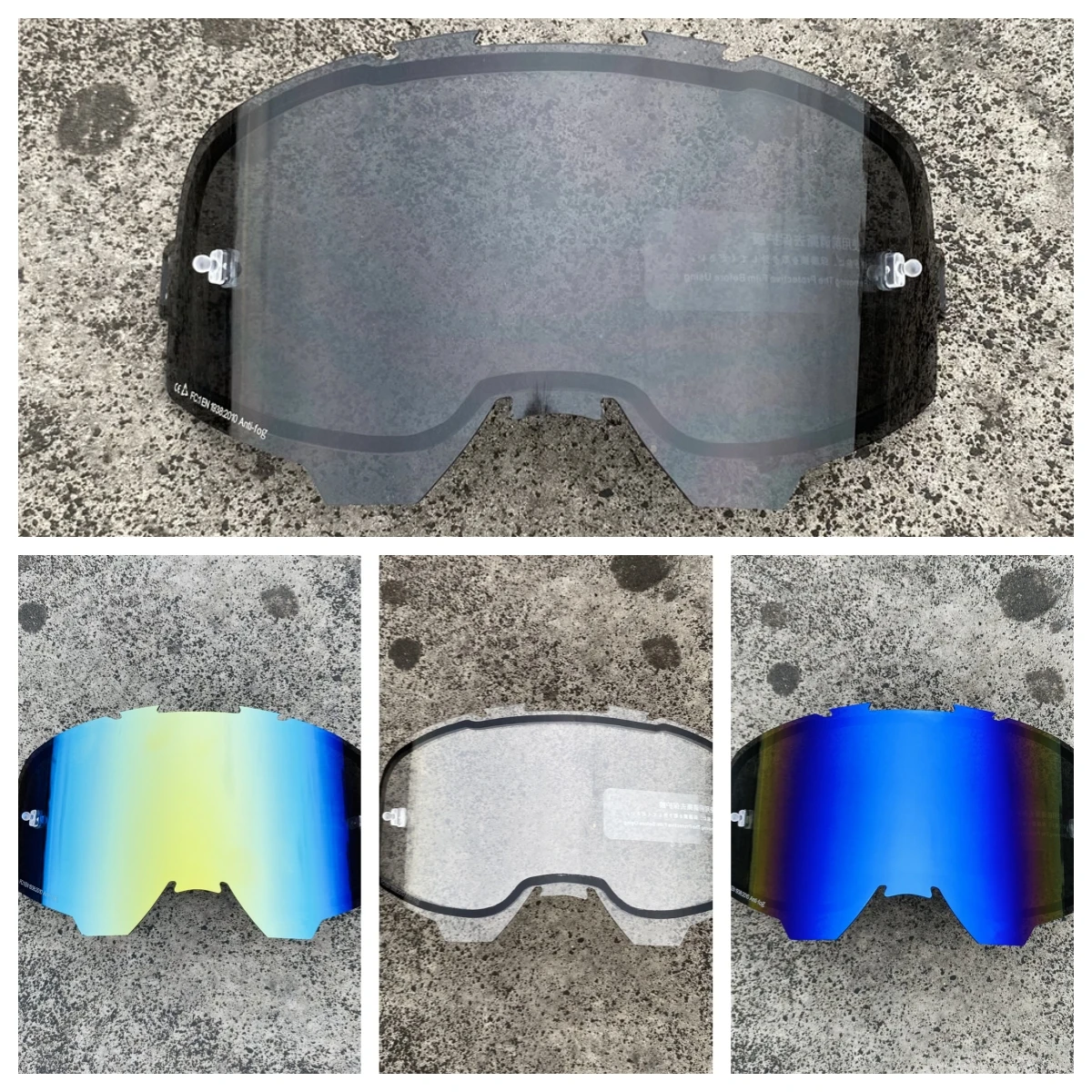 Leatt lenses are suitable for 6.5Double Layer Anti Fog Cycling，Applicable to MTB ATV masks, windshields, cycling and skiing glas