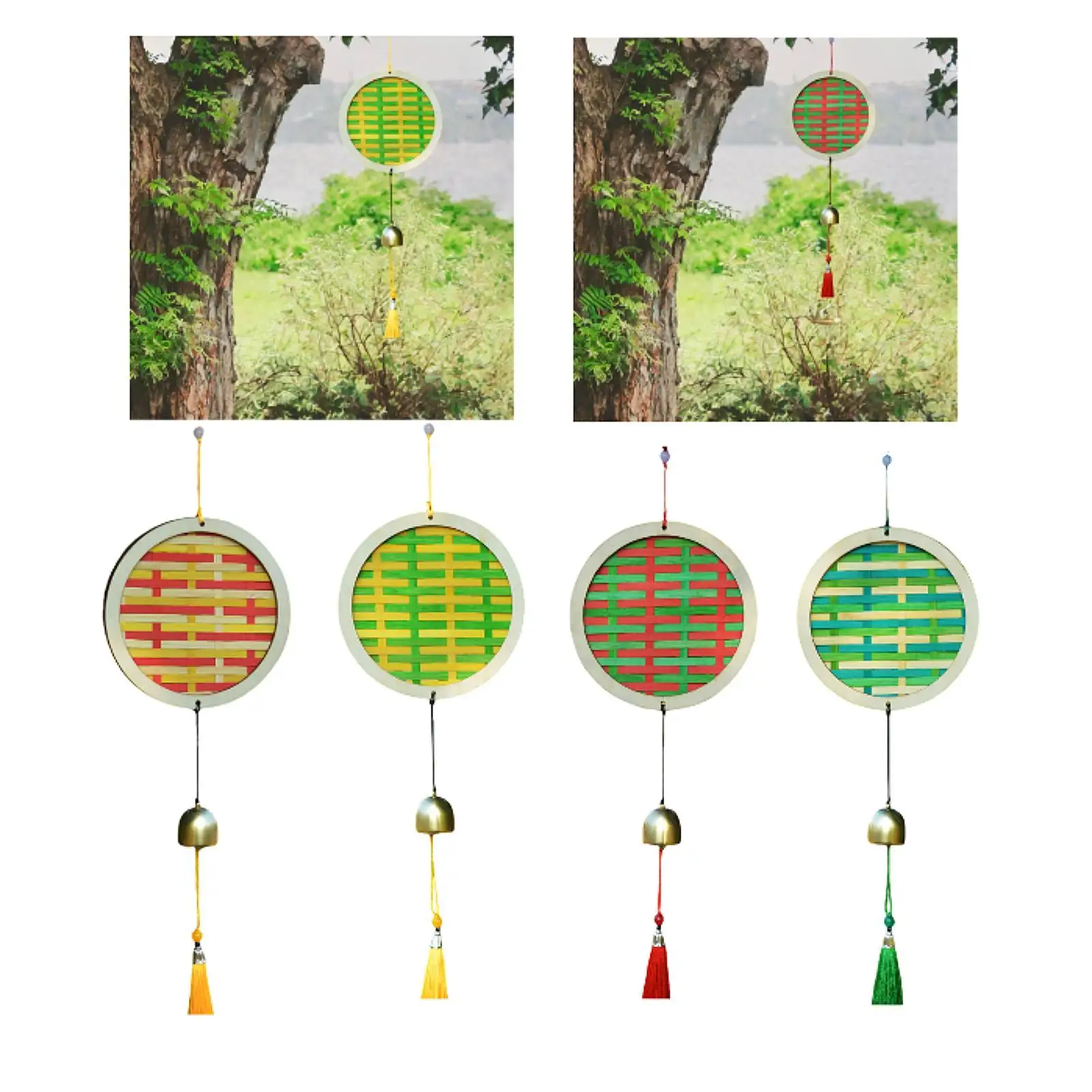 

Комплект колокольчиков для детей, бамбуковые колокольчики для двора, гостиной, крыльца