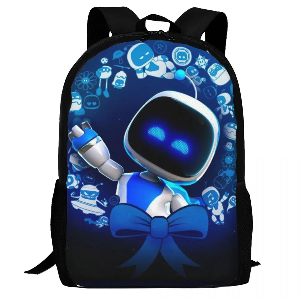 Cartoon ASTRO BOT Travel Laptop Backpack, Business College School Computer Bag Gift for Men & Women