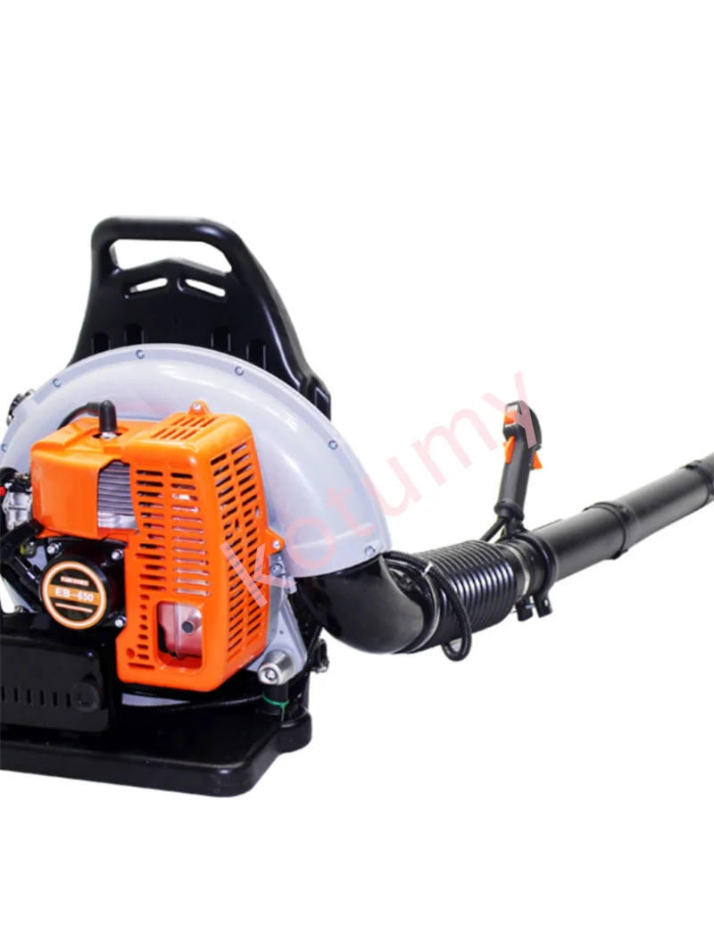 75.6CC 4-stroke Backpack Gasoline Blower Leaf Blowing Construction Site Dust Removal High-Power Snow Blower Fire Extinguisher