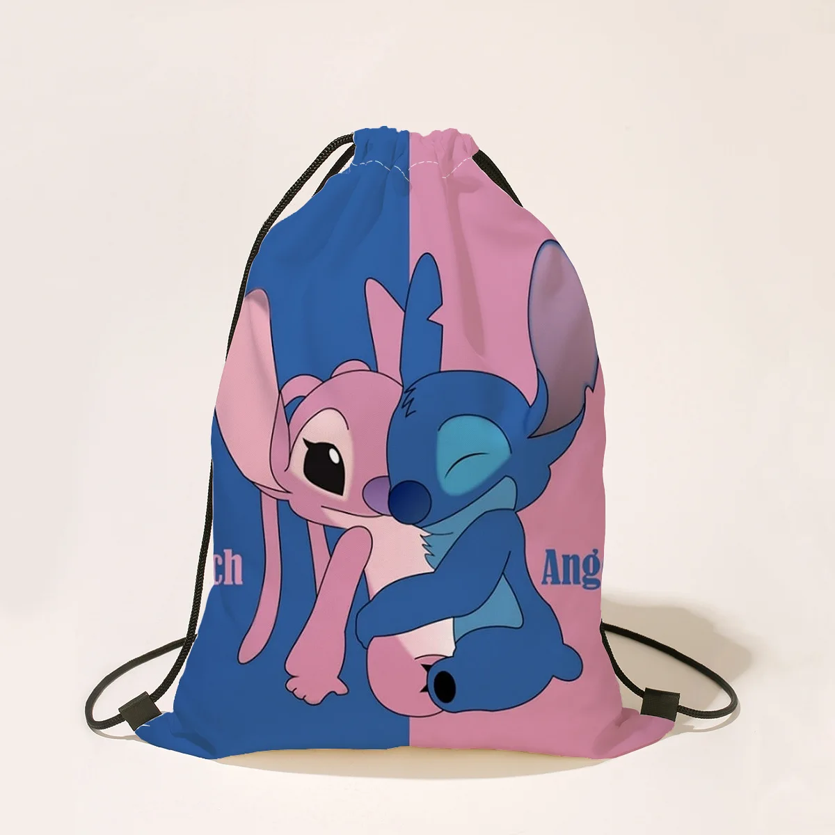 Disney-Trousse de maquillage imprimée Anime Stitch pour femme, mini trousse à cosmétiques, pocommuniste de dessin animé mignonnes, motif