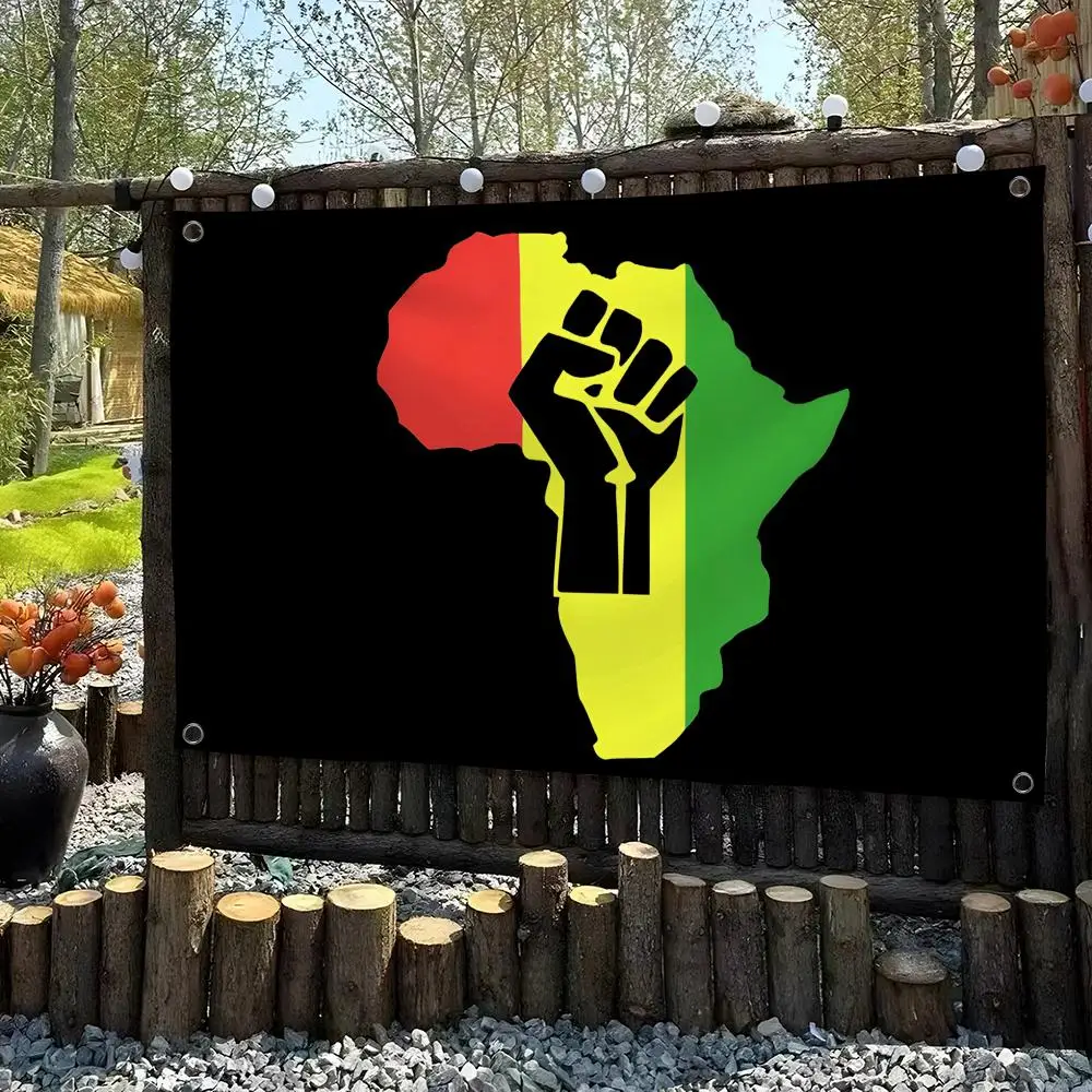 Blm African Flag Fl…