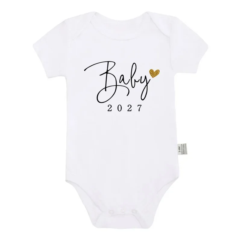 Nouveaux Bodys Bébé Été 2027 pour Garçons et Filles, Combinaisons et Grenouillères pour Révélation de Grossesse, Vêtements Adorables pour Bébés à venir 2 Nouveaux Bodys Bébé Été 2027 pour Garçons et Filles, Combinaisons et Grenouillères pour Révélation de Grossesse, Vêtements Adorables pour Bébés à venir 2