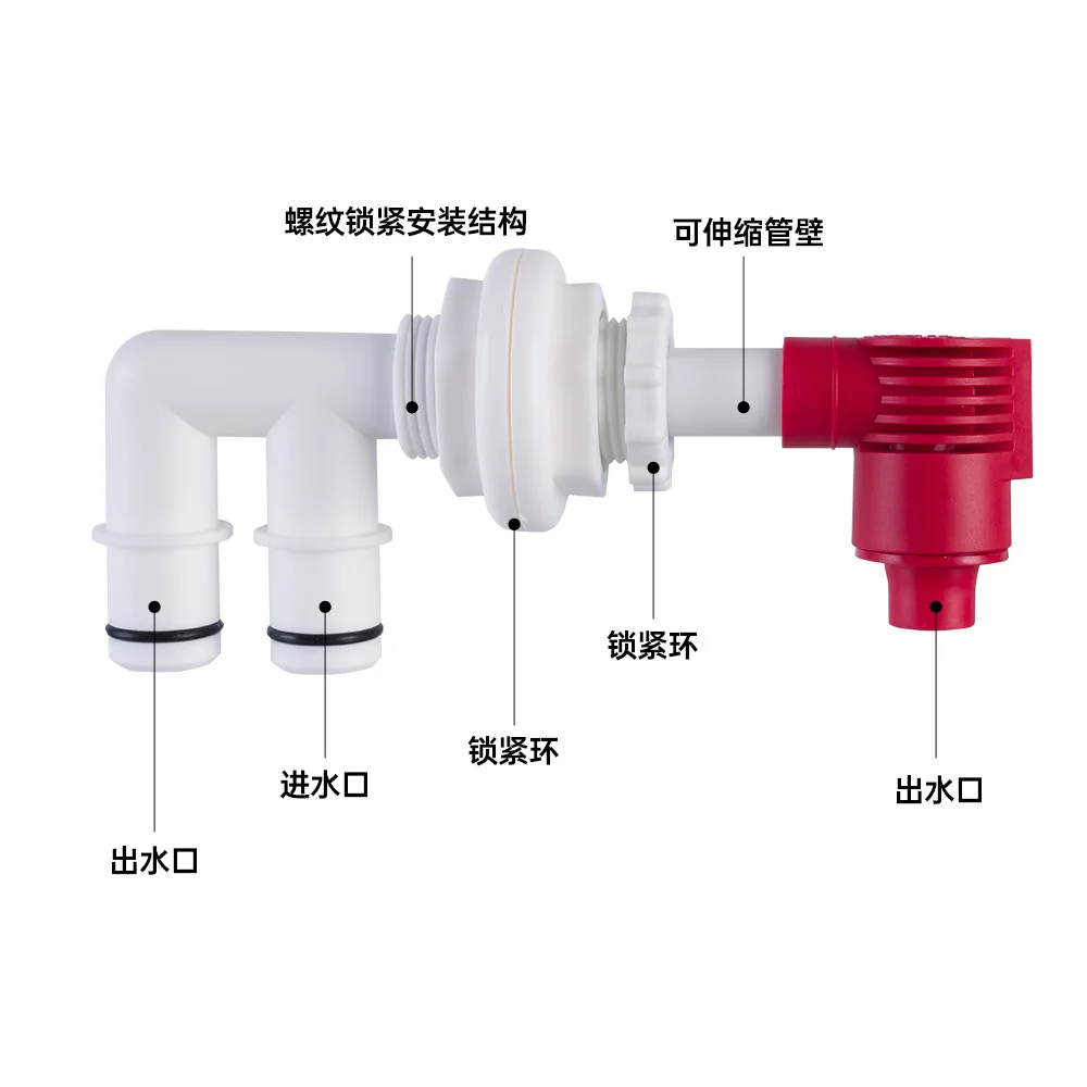 Live Fish Tank Valve Kit - Marine Drain & Aerator Valve Combo - Fishing Boat Drain Valve & Aerator