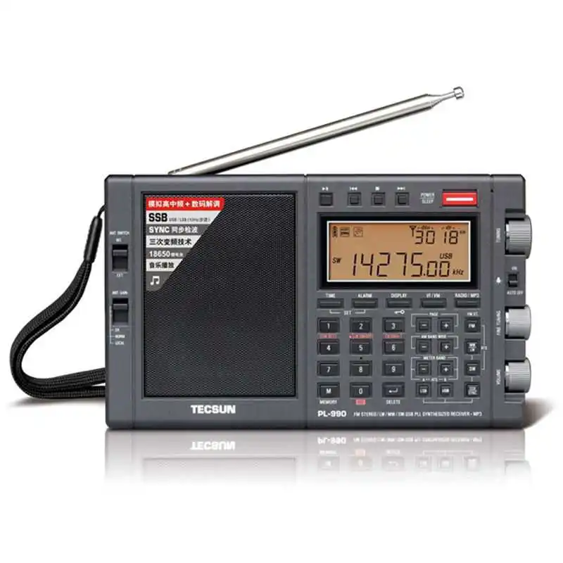 Tecsun pl-990 Portable Radio All-band Single Sideband Digital Tuning FM Receiver