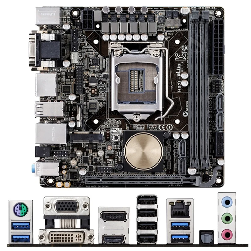 

Материнская плата для Intel H97 H97I-PLUS MINI ITX, используемая оригинальная материнская плата LGA1150 LGA 1150 DDR3 16 ГБ USB2.0 USB3.0 SATA3 для настольных ПК