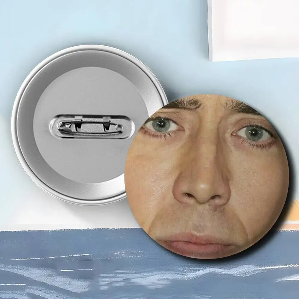 الشمال نمط نيكولاس قفص أرنب شارات مستديرة رائعة شارة دبابيس الإبداعية دبابيس للملابس قبعة ظهره هدية الملحقات