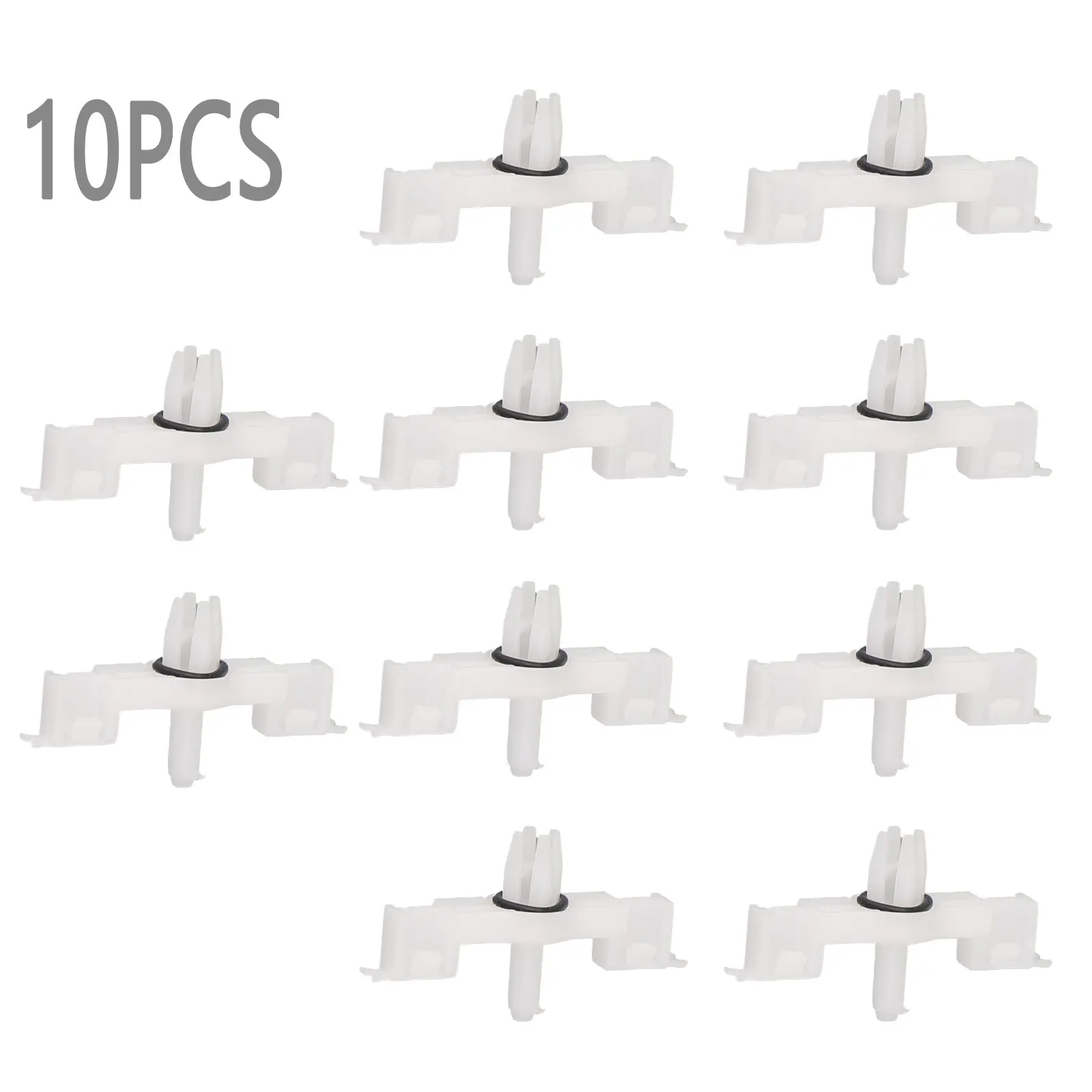 Door Sill Rail Retaining Clip Nylon White Door Sill Rail Scuff Trim Clips For Cayenne For Porsche Kit X10 10 PCS set