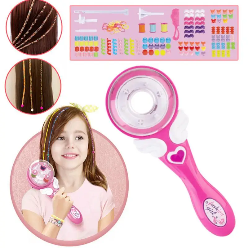 Braiding Hairstyle Tool Electric Automatic Hair Braider Braider Machine Weave Roller Hairstyle Machine Set Child Gift