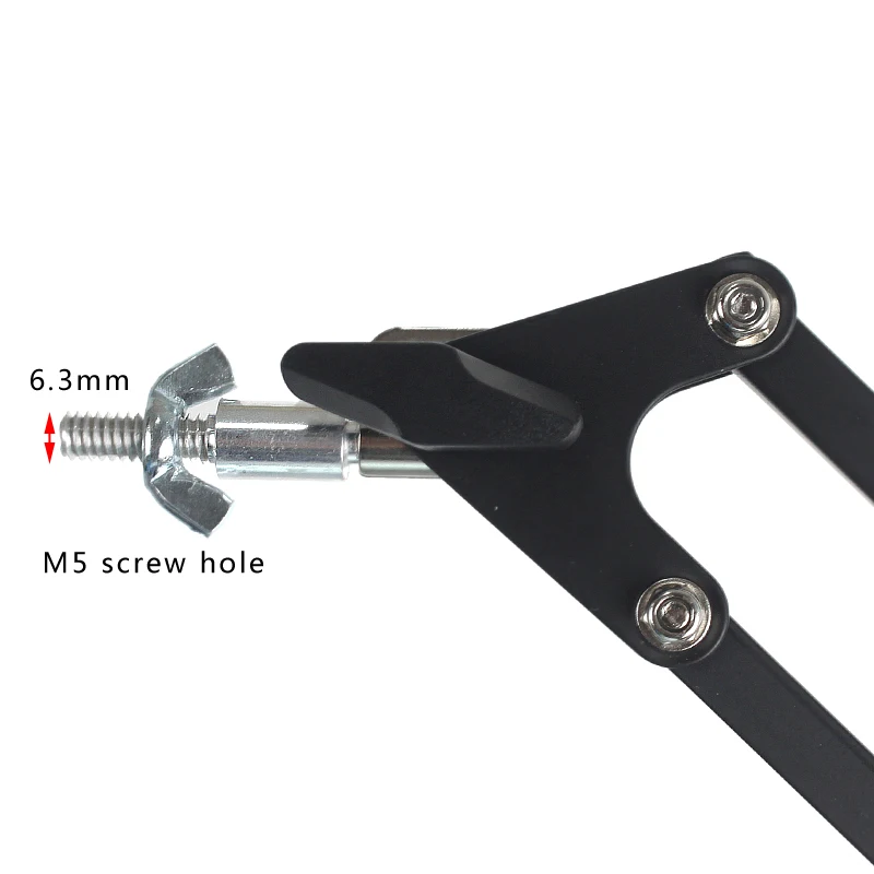 Microscope Arm Stand,Cantilever Universal Adjustable Metal Bracket Microscope Mount Compatible with Video Microscope Camera