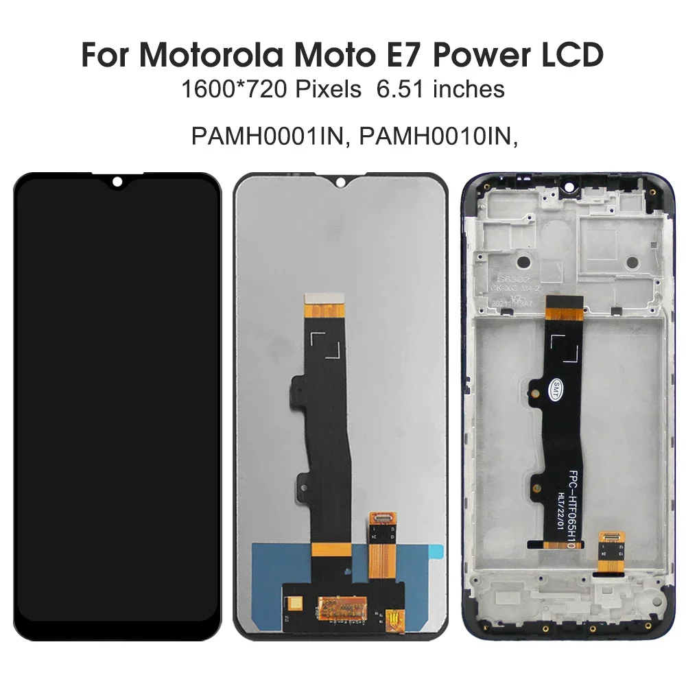 For Motorola Moto E7 For Moto E7i Power For Moto E7 Power LCD Display Touch Screen Digitizer Assembly Replacement