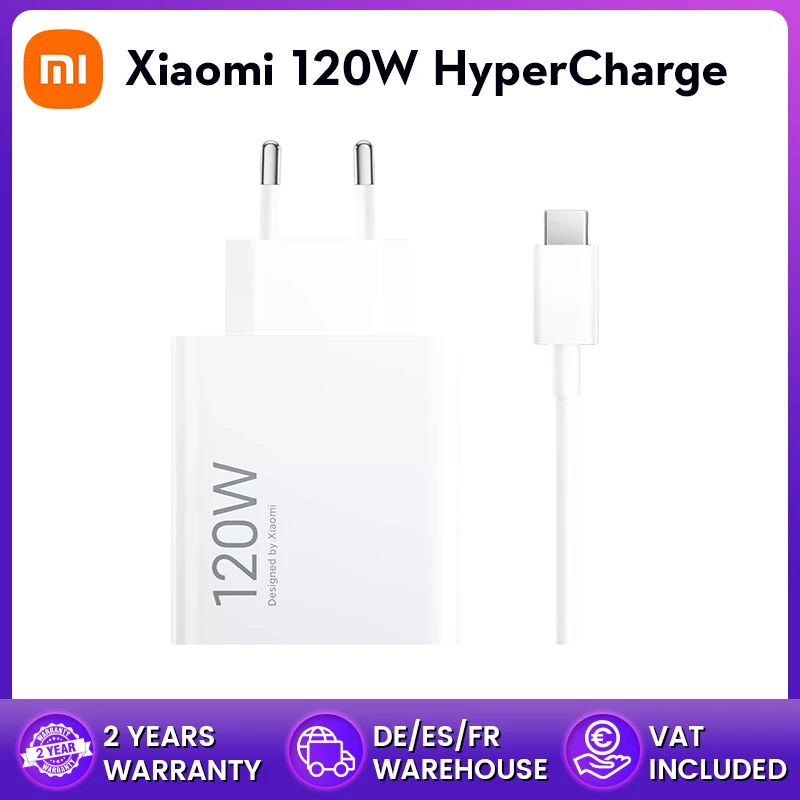Xiaomi 120W HyperCharge Combo (Type-A) EU 15T 15T pro poco x8 pro POCO F8 Ultra redmi note 15 pro 5G redmi note 17 Serie redmi 17 5G 17T pro