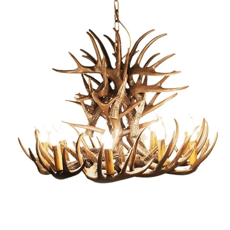 

Antlers lamp, American, retro, industrial style, bar, coffee